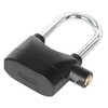 TRIXES 110db Alarmed Heavy Duty Weatherproof Long Shackle Padlock