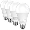 4 -Pack Dusk to Dawn Light Bulbs Outdoor,75 Watt Equivalent,