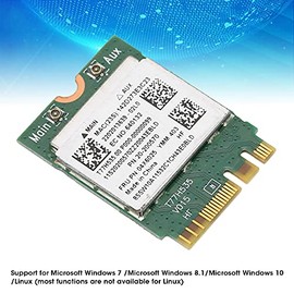RTL8723BE 2.4 GHz Wireless Bluetooth 4.0 PCI-E 802.11 a/B/G/N WLAN Adaptador WiFi de Tarjeta de Red, para B40-30 / N40-30 / B40-70 / N40-70 / B40-45 / N40-45, Etc.