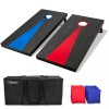 GoSports Full Size 4'x2' Regulation Black Cornhole Boards with 8