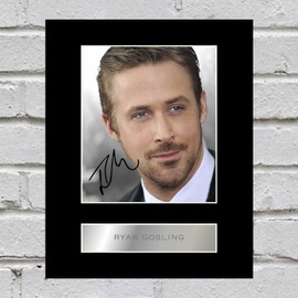 Iconic Pics Ryan Gosling Signed Plaque Wall Art for Living Room