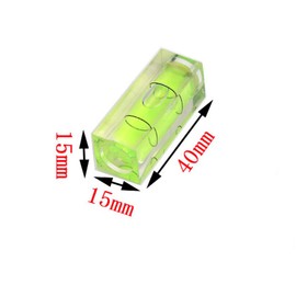 Pack of 10 mini bubble spirit level, space mini spirit level for camera, camping, caravan.