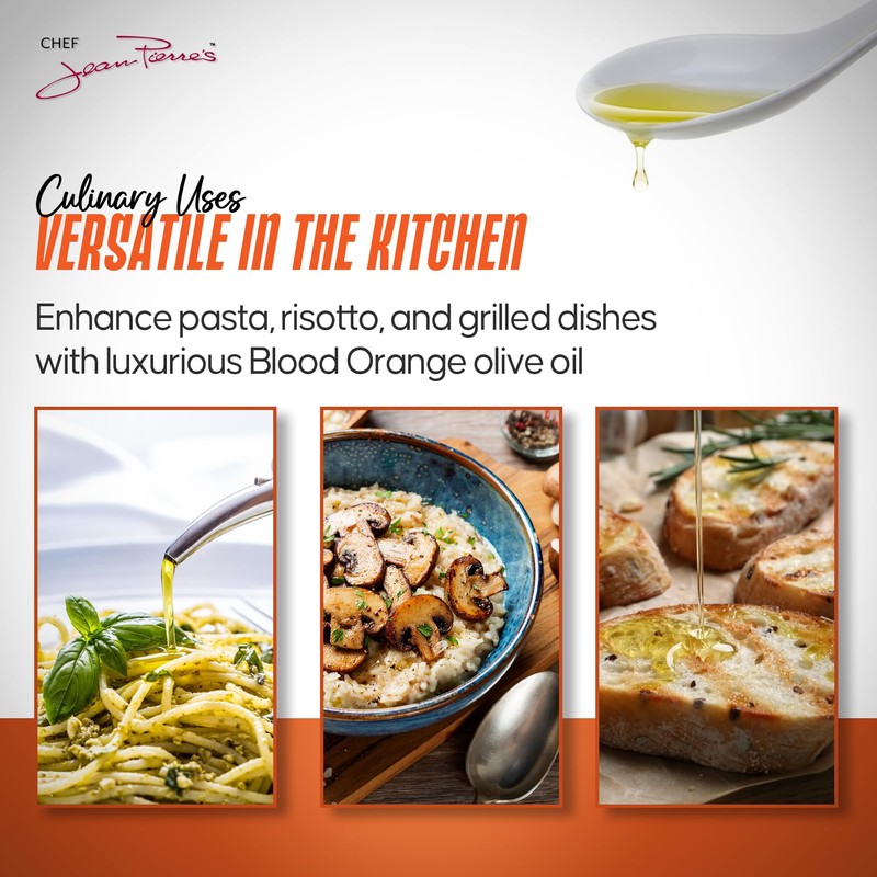 Chef Jean Pierre's Extra Virgin Blood Orange Olive Oil -