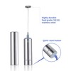 Blue Brew BB1006 Stainless Steel Electric Milk Frother, Handheld Foam