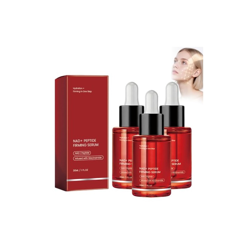 NAD+ Peptide Firming Serum for Face and Neck, Anti-Aging Serum