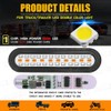 Fiber LED Rear Marker Lamp Tail Lamp 12V 24V Compatible