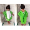 Children Bath Towel Robe Kids Hooded Beach Swimming Poncho Dinosaur