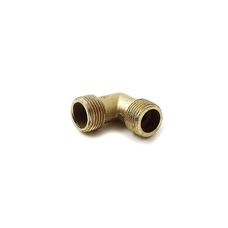 sourcingmap 3/8BSP Thread Pipe Zinc Alloy Air Compressor Male Elbow