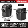 Shop-Vac 2021005 1 Gallon Micro Wet/Dry Vacuum, 1.0 Peak HP,