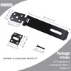7-1/2 Inch Hasp Latch Heavy Duty, 2 Pcs Stainless Steel