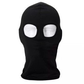 Unbranded 2 Hole Tactical Airsoft Balaclava Outdoor UV Protection Cycling Full Face Cover - White