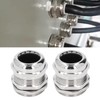 Cable Gland Stress Relief IP68 Waterproof Ni Plated Brass Metal
