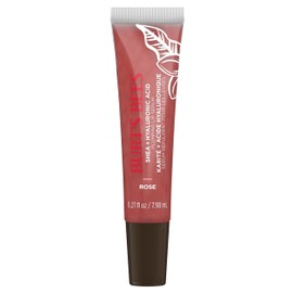 Burt's Bees Shea + Hyaluronic Acid Rose Plumping Lip Serum, Natural Origin Lip Care, 1 Tube