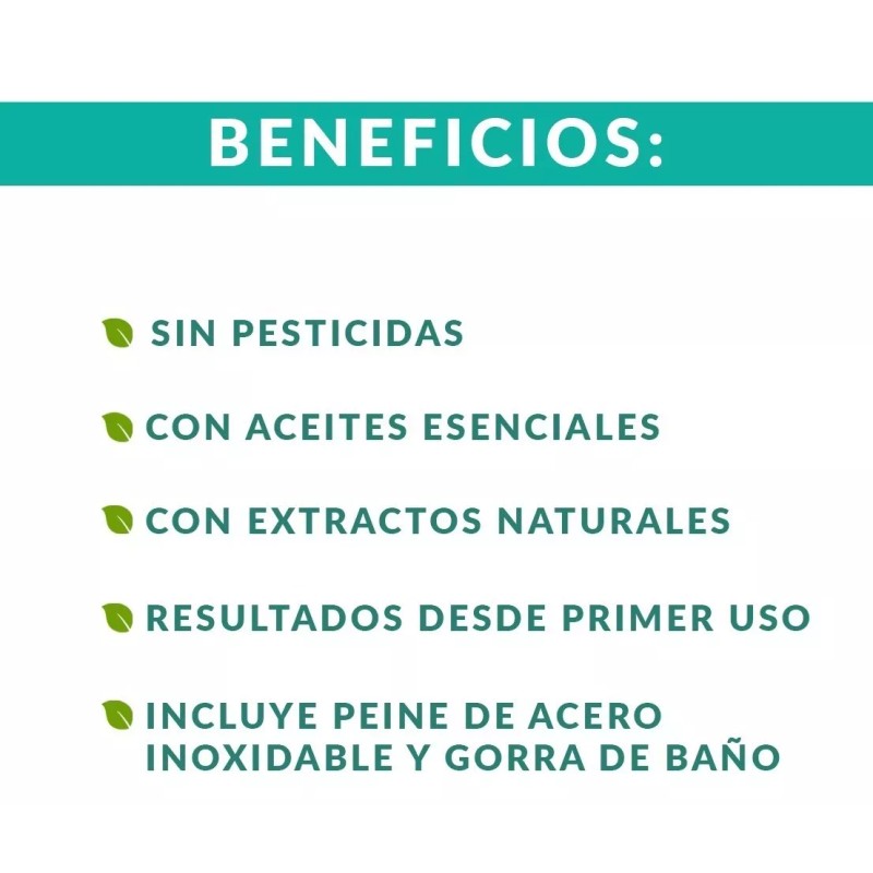 Arbora Shampoo De Piojos Con Tea Tree + Neem Incluye