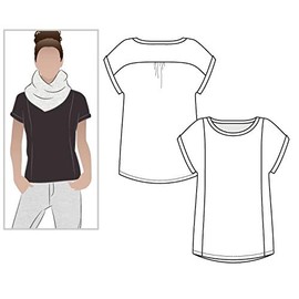 Style Arc Sewing Pattern - Courtney Top (Sizes 18-30)