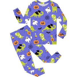 Dinosaur Pajamas for Boys Little Kids Holiday Pjs Children Sleepwear Toddler Baby Spooky Ghost Jammies for 4t