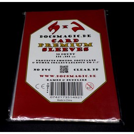 docsmagic.de card board game, sleeves, clear, premium - standard Euro US small mini magnum tarot