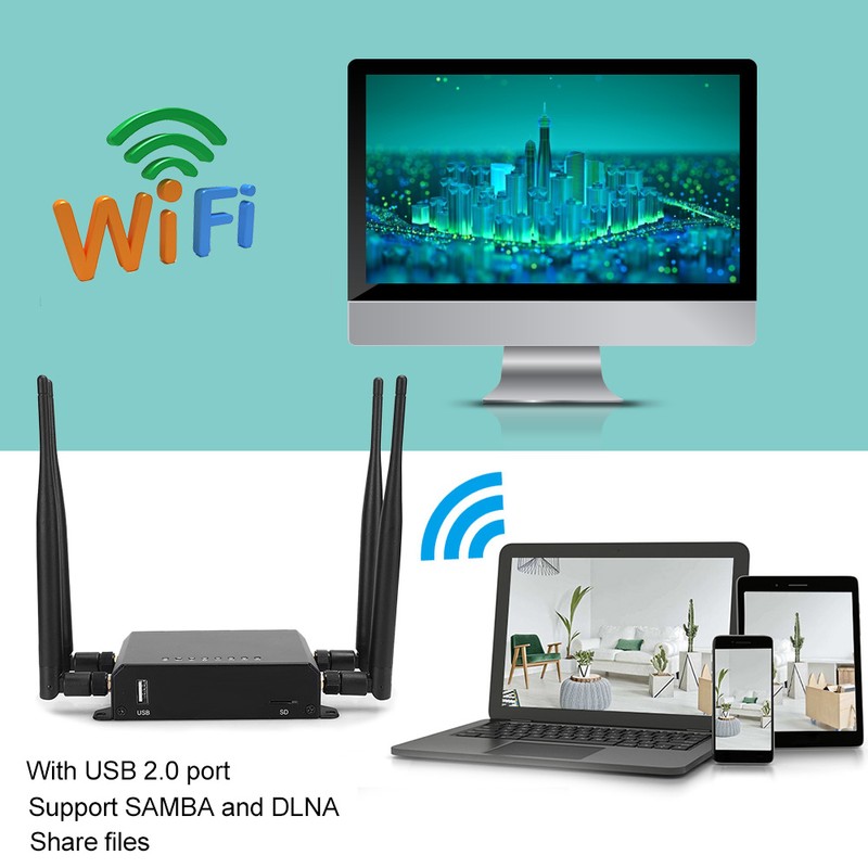 4G Wireless Router 2.4G High Speed Portable USB WiFi Router