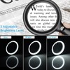Magnifying Glass with Light, 30x 60x Magnifying Glass for Reading