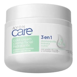 Avon Care Cold Cream Crema Facial Desmaquilla Y Suaviza 400g