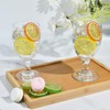 13.5OZ Water Goblets Set of 6, Clear Goblet Glasses Set