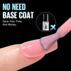 TOMICCA False Nail Tips, Square Nail Tips, 240 Pieces, Square