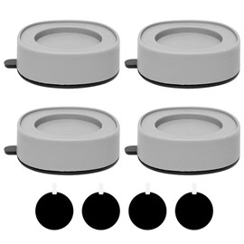 4pcs Washing Machine Rubber Feet Pads Anti Vibration Mat,Rubber Feet Pad, Anti-slip Pad, Shock Absorber, Non-slip Fixed Anti-deviation, Used for Dryer, Washing Machine, Dishwasher etc.(grey)