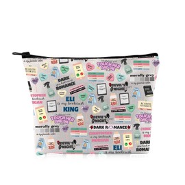 G2TUP Dark Romance Love Gift Dark Romance Makeup Bag Bookish Cosmetic Bag Gothic Novel Fan Gift (Dark Romance CB)