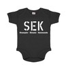 Copytec #30651 Baby Romper SEK Command Police Humour Fun Clothing