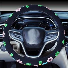 Mayco Bell - Funda para volante de flores para mujer