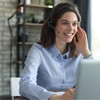 CSL - Headset kabellos mit Ladestation - Bluetooth PC Headset