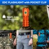 UNROEVS XC06 Mini Flashlight Rechargeable,Pocket Flashlight with Magnet,Super Bright Small