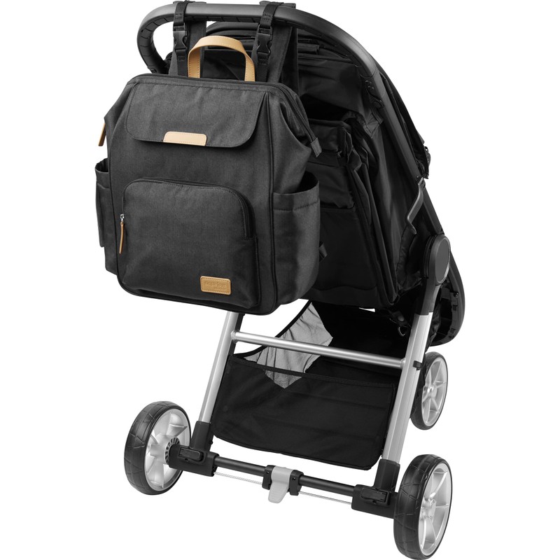 Simple Joys by Carter's Everyday Diaper Backpack, Black, One Size