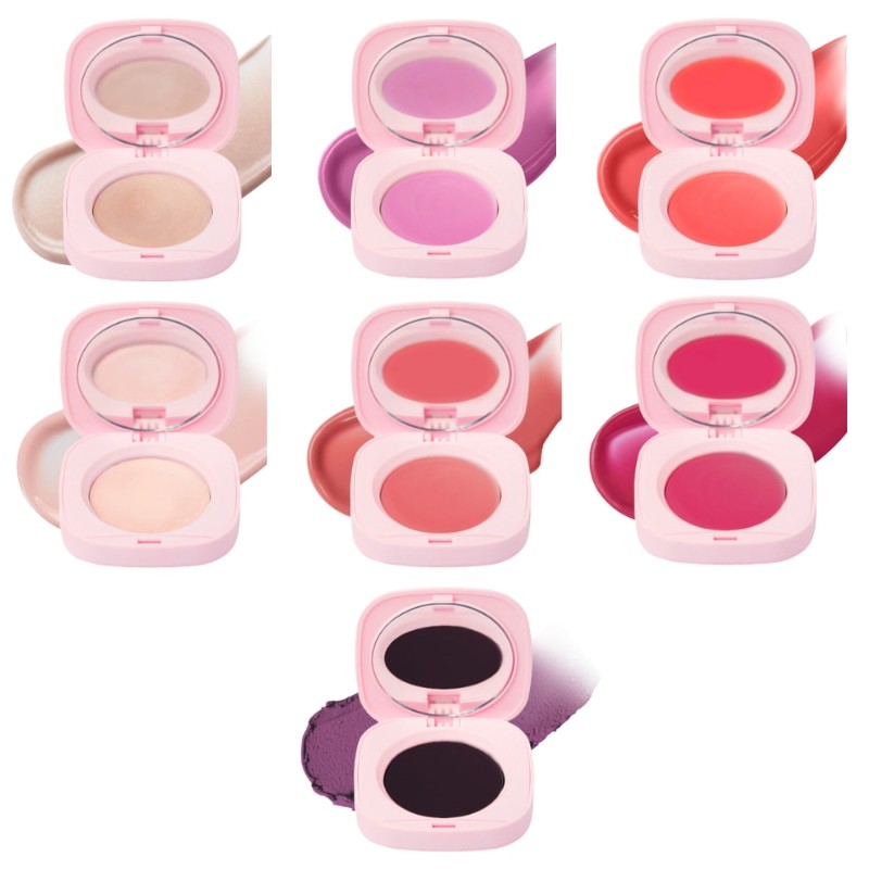 KEEP IN TOUCH Glossy Glow Marine Balm 2.8g, Color:04 Peachseline