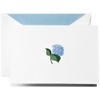 Crane & Co. Hand Engraved Blue Hydrangea Note (RN1328)