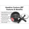 Hawkins 2 Litre Contura Black XT Pressure Cooker, Hard Anodised