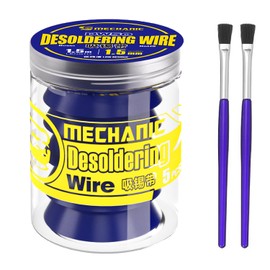 DW50 5 Pieces/Lot Desoldering Wick Braid Remover Tool Solder Sucker No-Clean soldering Wick Wire Roll and Disassemble Electrical Components (1.5MM*1.5M)