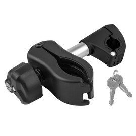 EUFAB 11629 Frame Holder Removable Short Diameter 25 + 30 mm Black/Silver