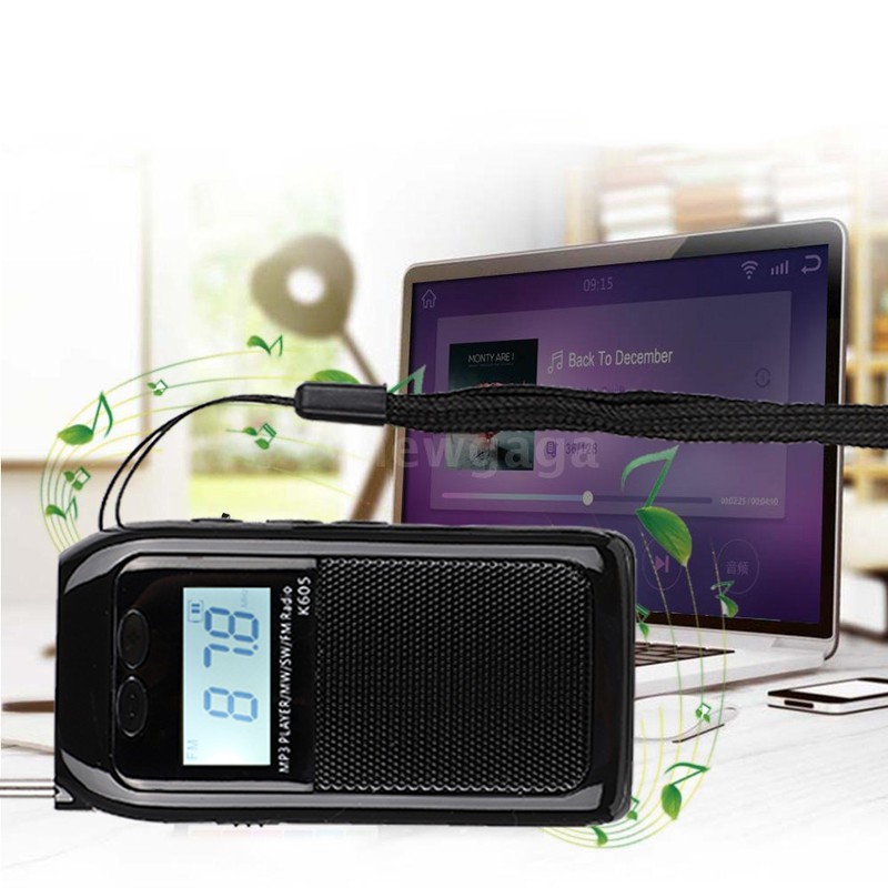Mini FM Radio Pocket FM MW Radio Receiver Digital Tuning