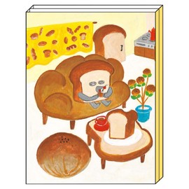 Sunstar Stationery S2843609 Bread Dribble Sticky Notes, Book Type, B Pattern