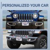GRUOIZ Quick Install Front License Plate Holder Compatible with 2016