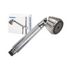 tecuro Crystal Hand Shower Head - Continuously Adjustable - High-Gloss