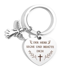 Lucky Charm Keyring Guardian Angel Gifts for Colleagues Courage Children Health Gift Guardian Angel, Bible-1