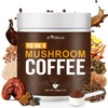 JUYIHEAL Mushroom Coffee, 10 in1 Mushroom Powder Coffee with Lions