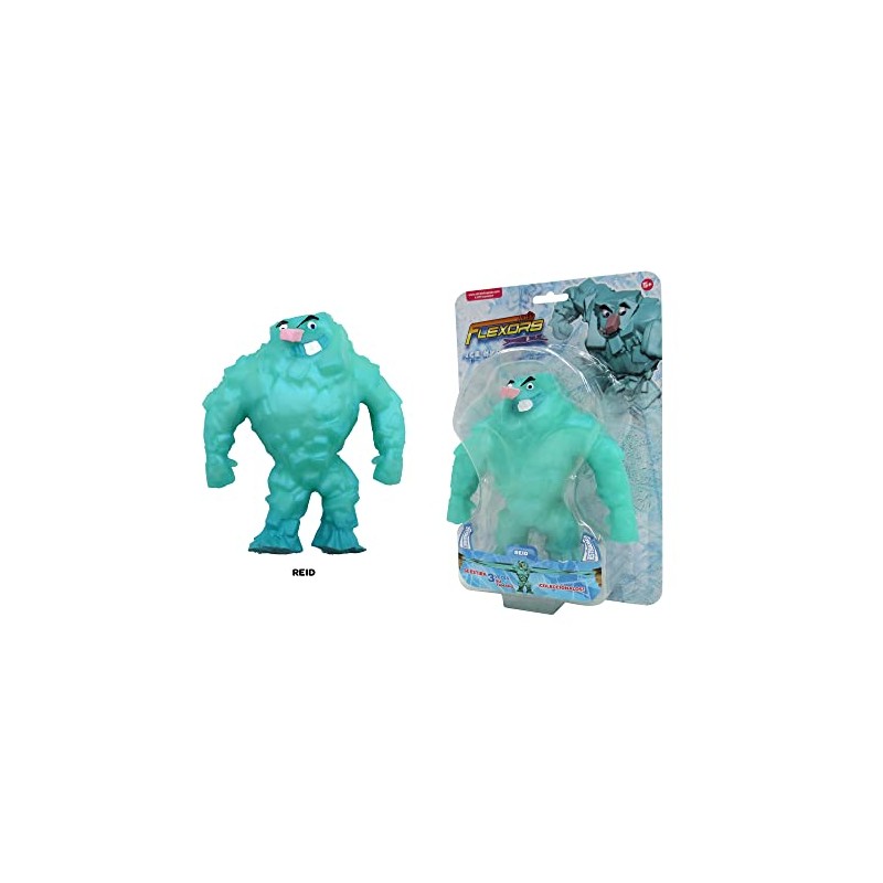 Ruz 177587 Figura de Acción Flexors Reid Azul, Tamaño 6"