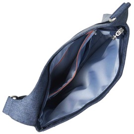 Baggallini Women's New Classic on Track Zip Crossbody with RFID Phone Wristlet, Stone, One Size