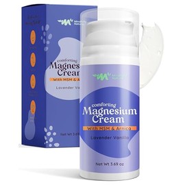 La frmula nica de la crema de magnesio natural Mindfully contiene magnesio calmante, MSM conocido por ayudar al cuerpo a equilibrar su respuesta a la 