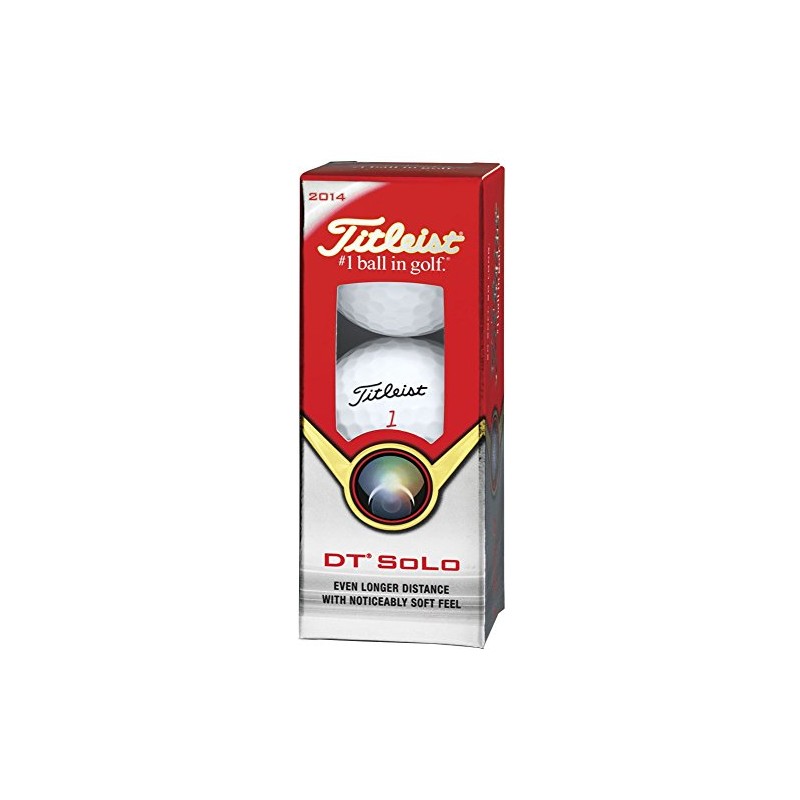 Titleist DT SoLo Golfbälle - 3er Pack