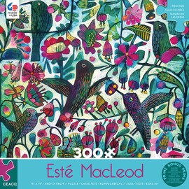 Ceaco - Este Macleod - Humming Birds - Oversized 300 Piece Jigsaw Puzzle