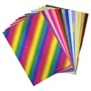 50 Sheets Toner Reactive Foil Sheet for Crafts Paper Holographic